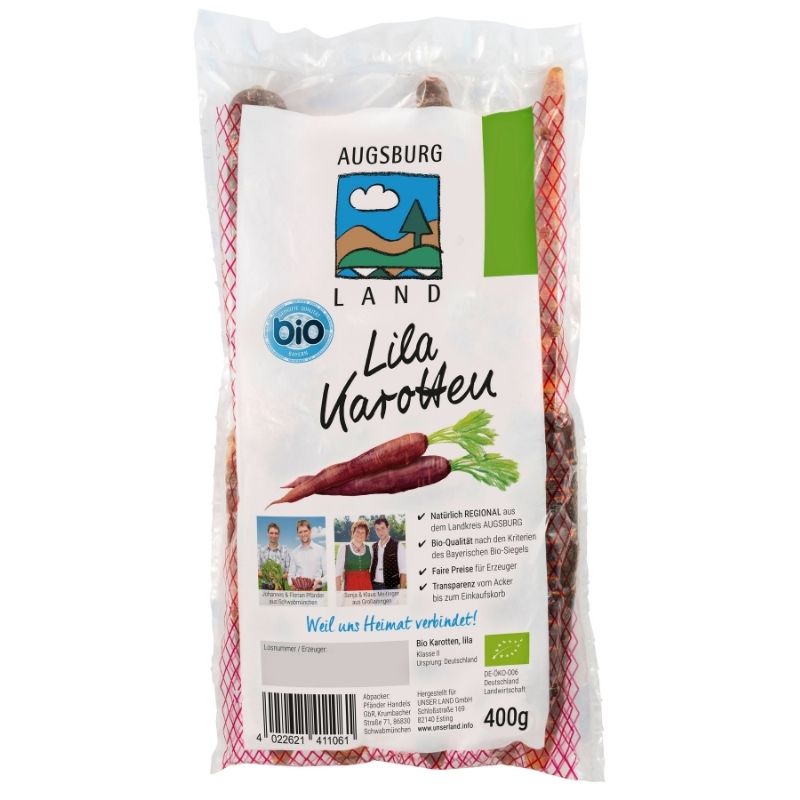 Lila Bio-Karotten