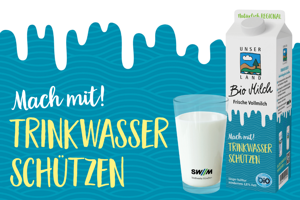 20.08.2021 Die UNSER LAND BIO Milch im neuen "Gewand"